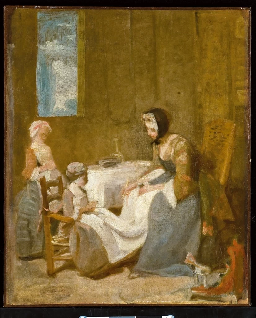 Jean Siméon Chardin - La benedizione, uno schizzo